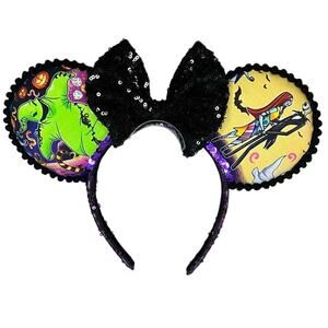 Mouse Ears Oogie Boogie Nightmare Jack and Sally